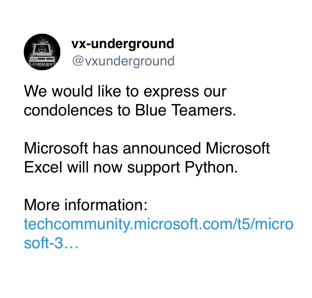 Python enabled in Microsoft&nbsp;Excel